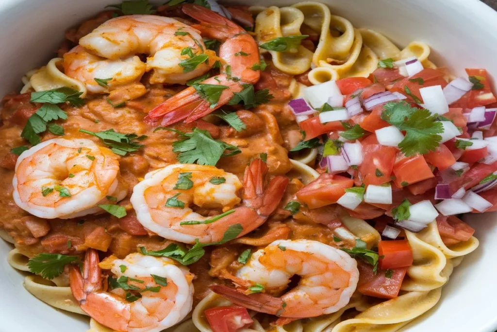 shrimp and pasta recipes with pico de gallo recipe