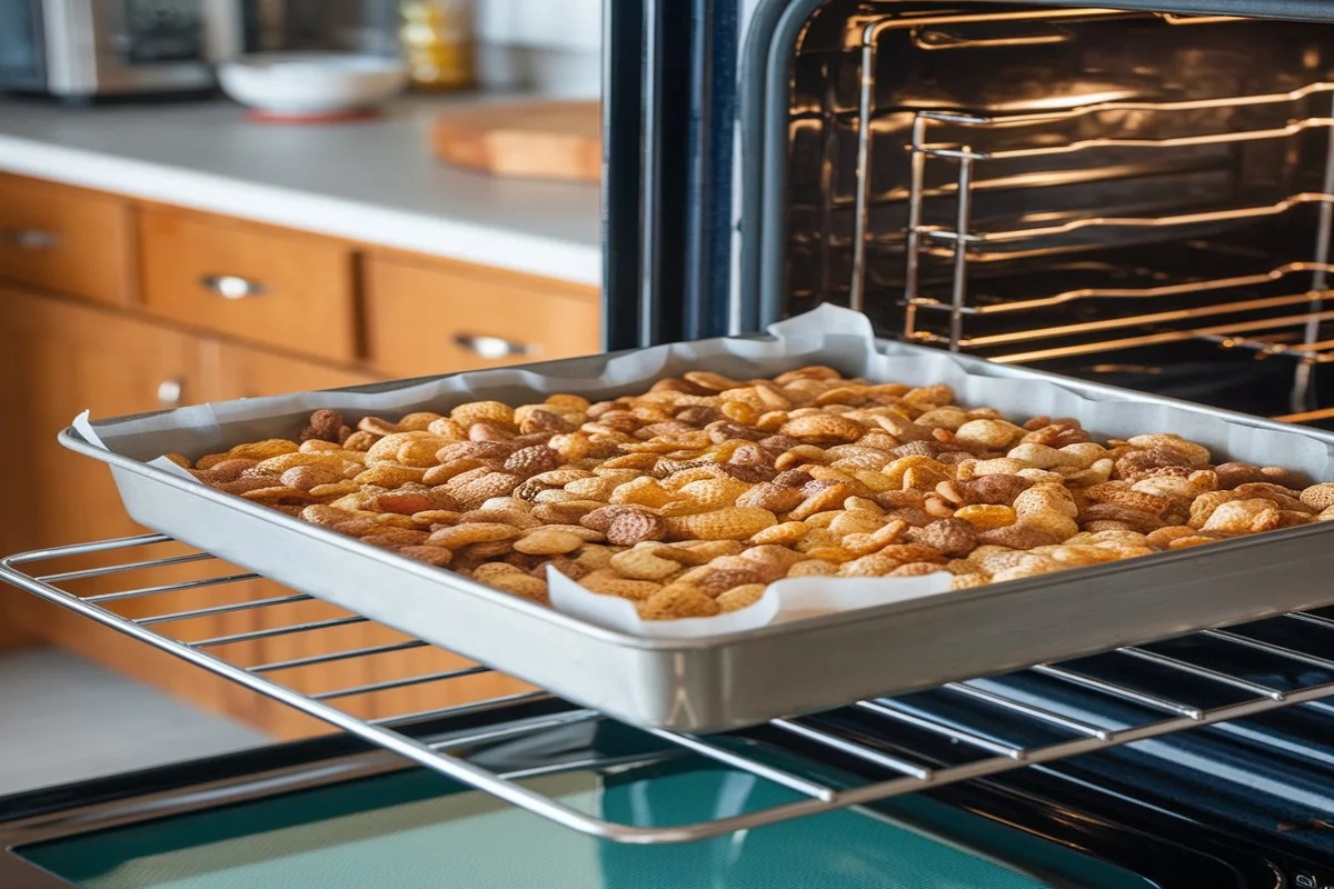 chex mix recipe oven