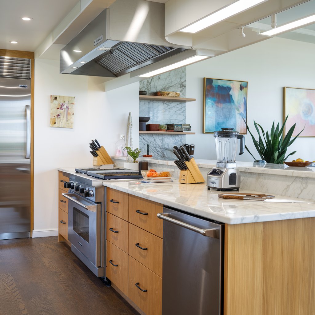 a-photo-of-a-well-organized-and-clean kitchen