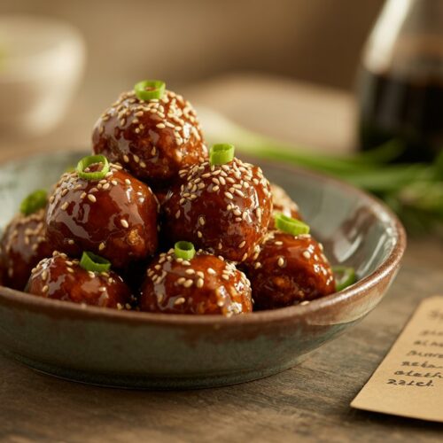 Spicy Honey Garlic Meatballs