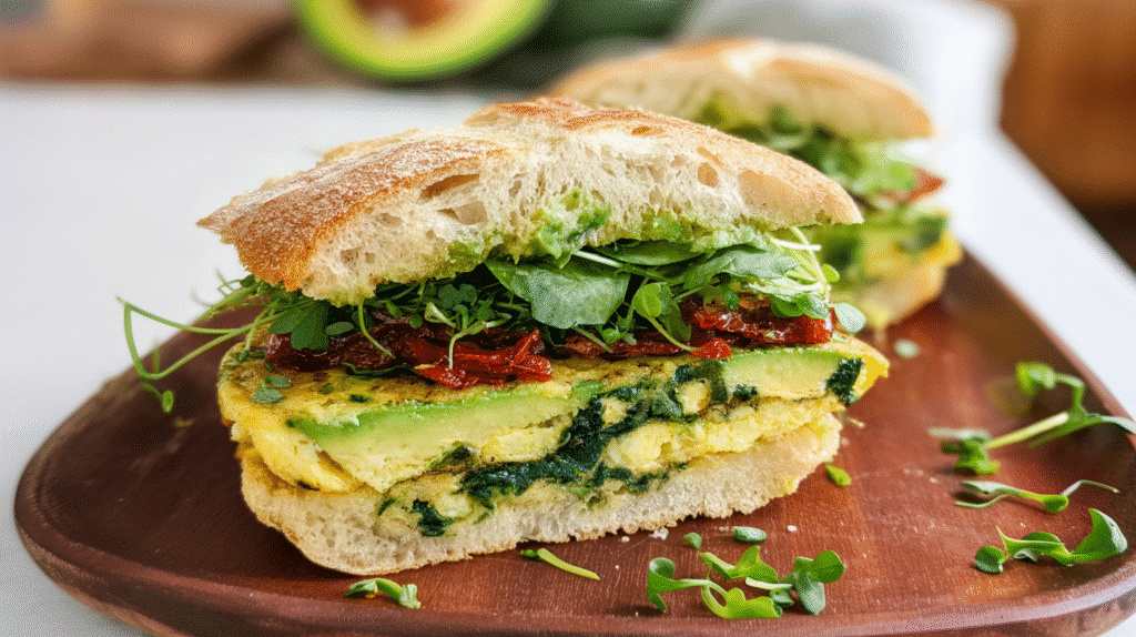 Breakfast Frittata Sandwich