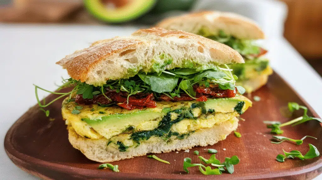 Breakfast Frittata Sandwich