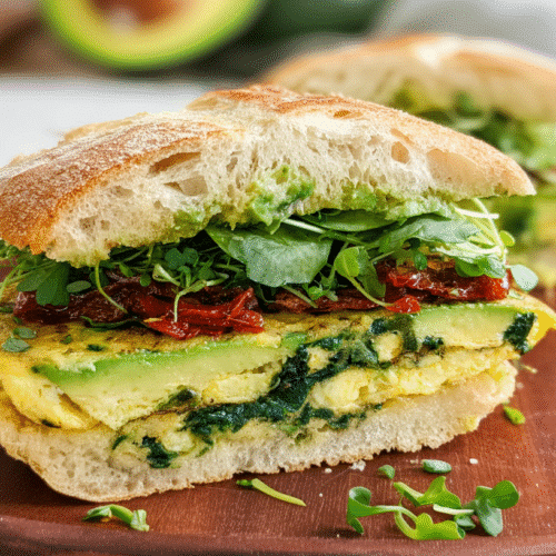 Breakfast Frittata Sandwich