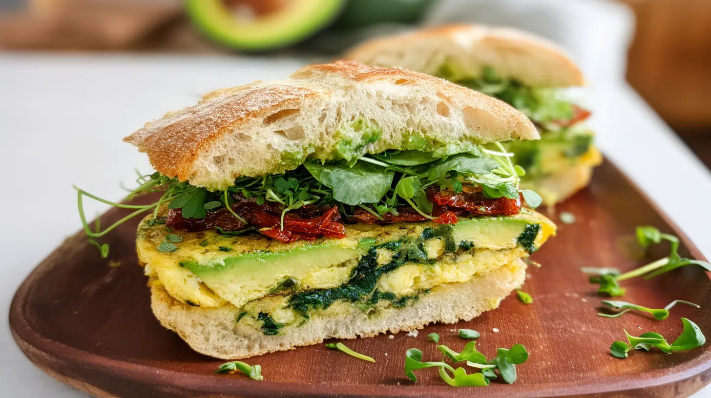 Breakfast Frittata Sandwich