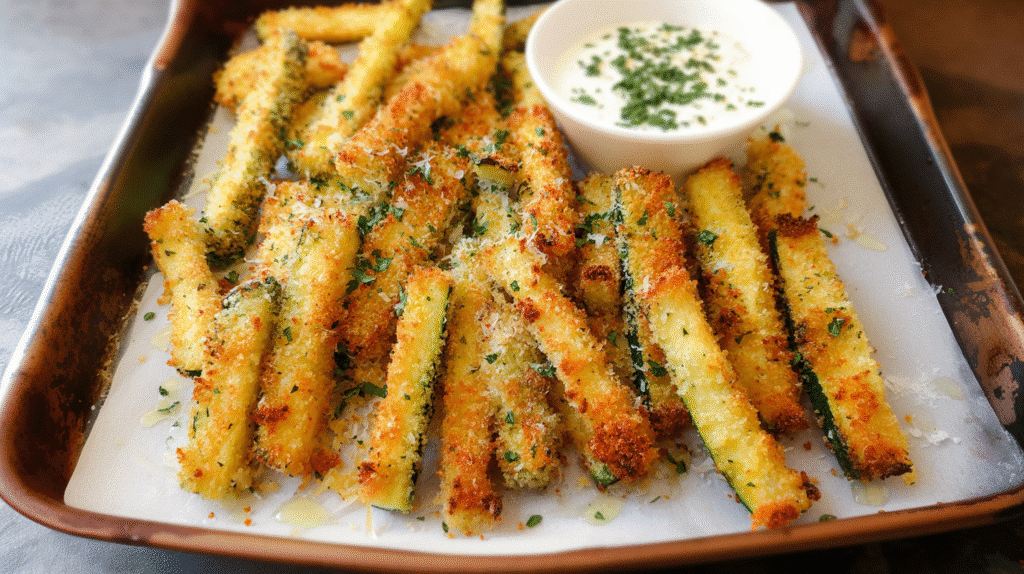 Crispy Baked Zucchini Fries