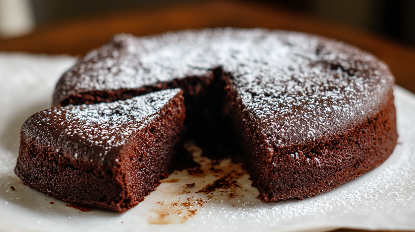Easy No-Flour Chocolate Cake
