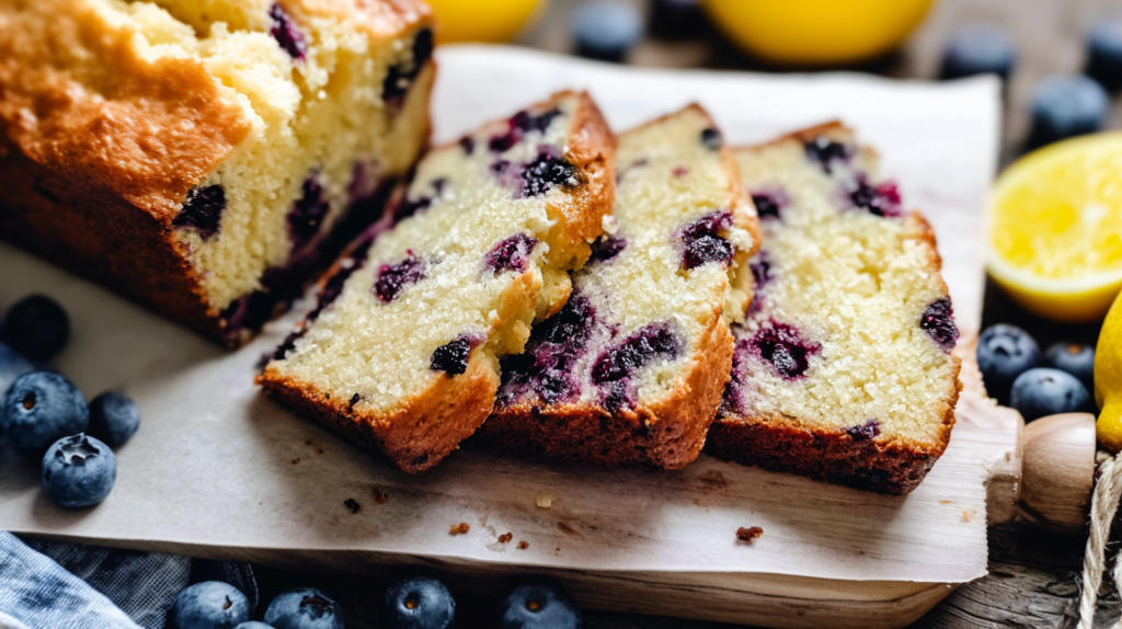 Blueberry Lemon Loaf Bread