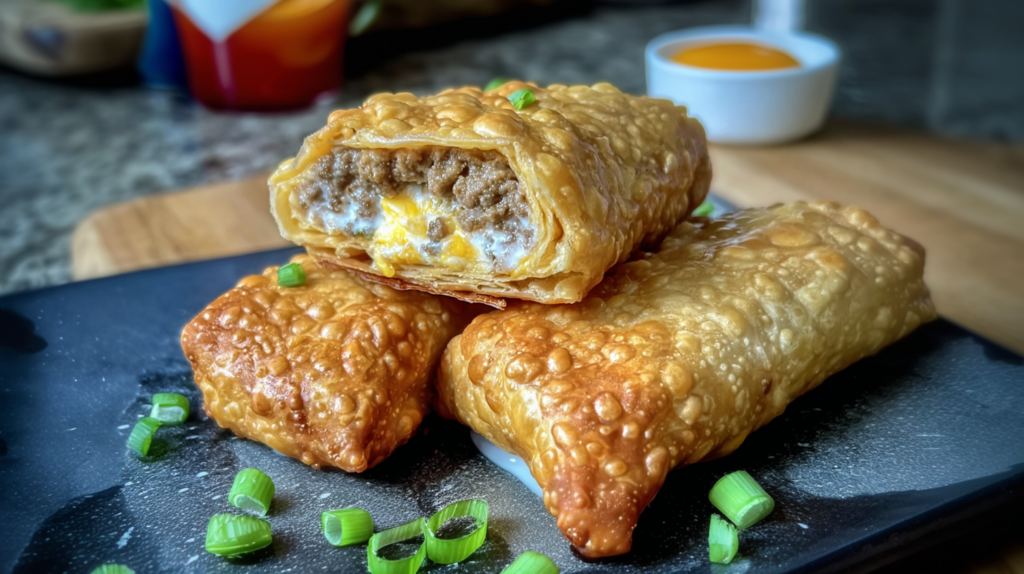 Cheesy Sausage Breakfast Rolls