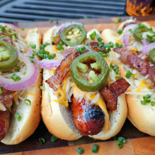 Chorizo Hot Dogs Baconnaise