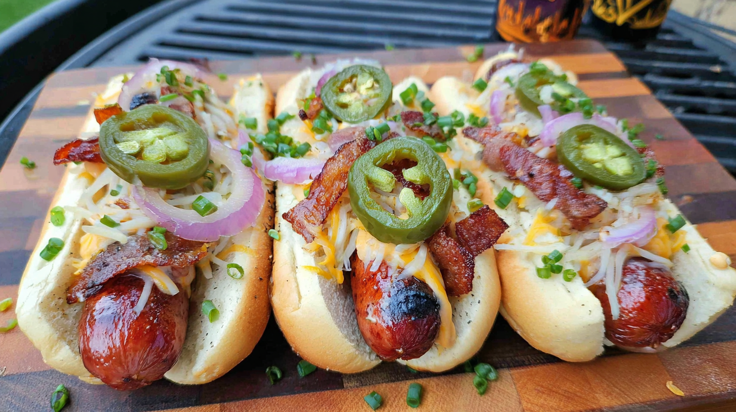 Chorizo Hot Dogs Baconnaise