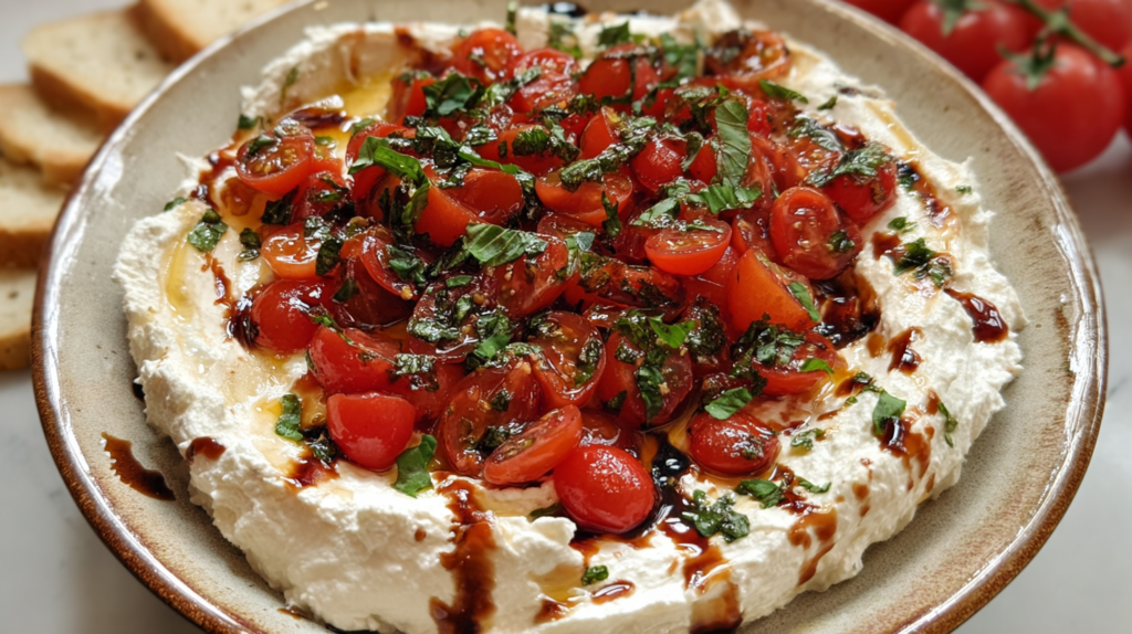 Creamy Bruschetta Dip