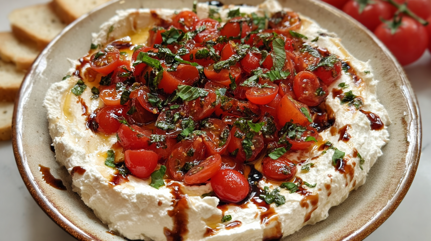 Creamy Bruschetta Dip
