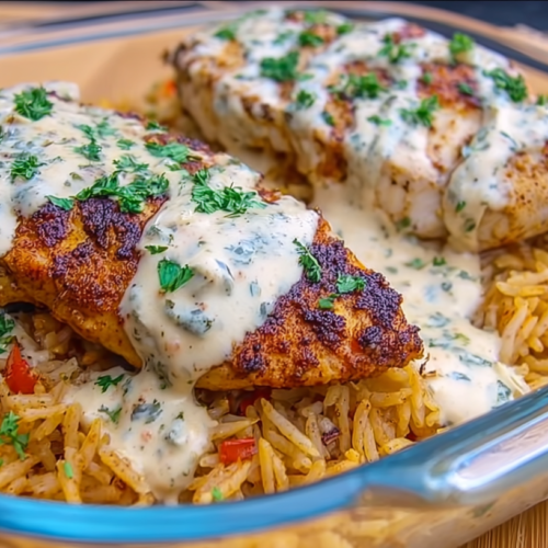 Creamy Cajun Chicken Rice