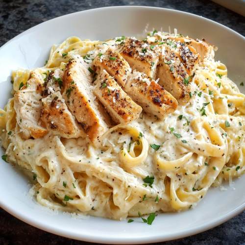 Creamy Chicken Alfredo Pasta
