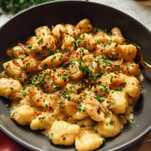 Creamy Orange Cauliflower Gnocchi
