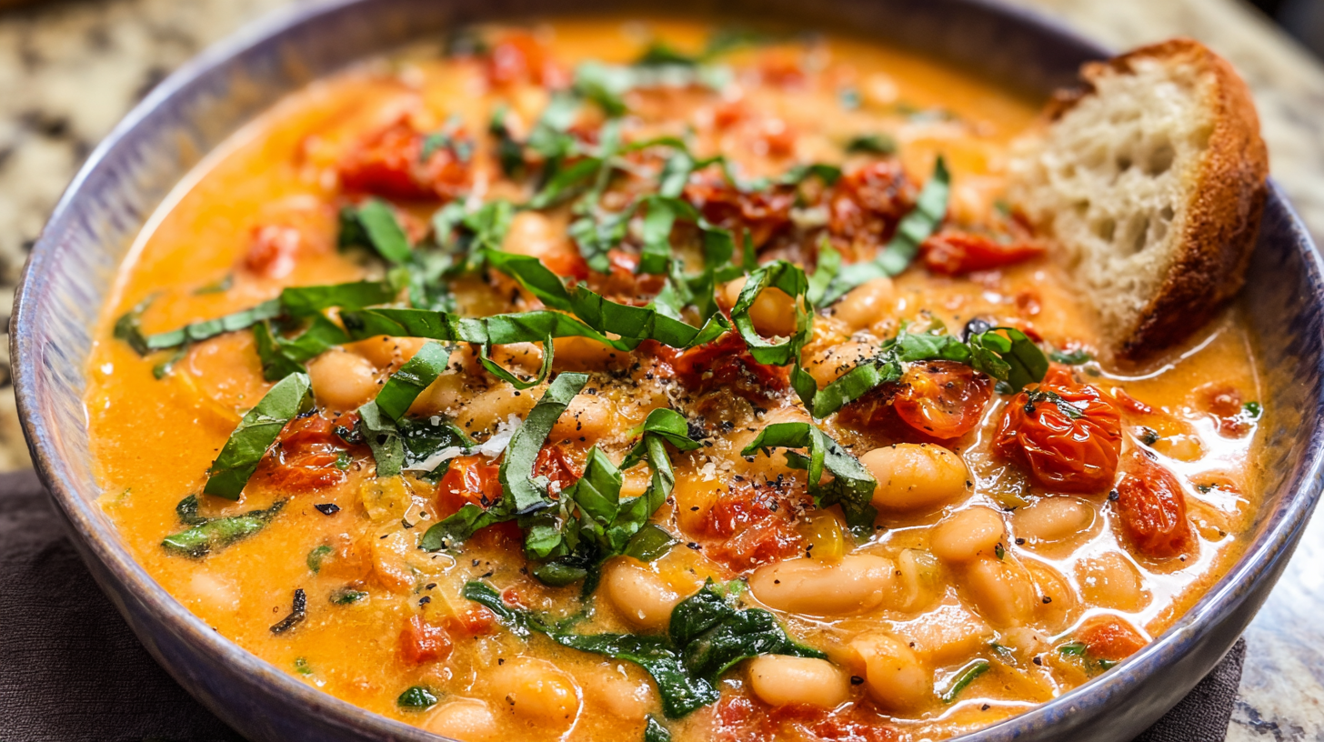 Creamy Tomato Bean Stew