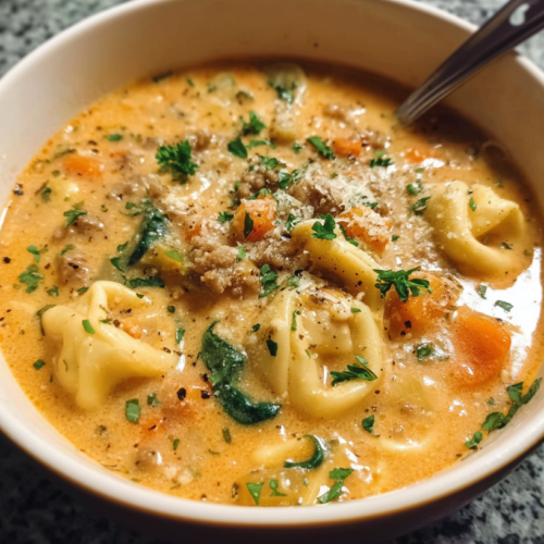 Creamy Tortellini Soup