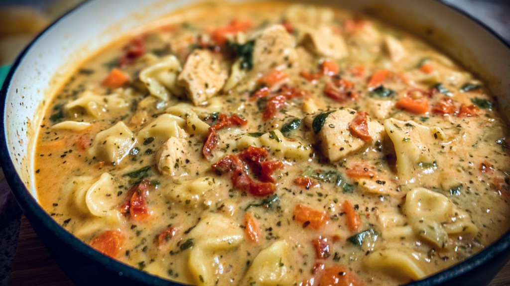 Creamy Tuscan Chicken Soup