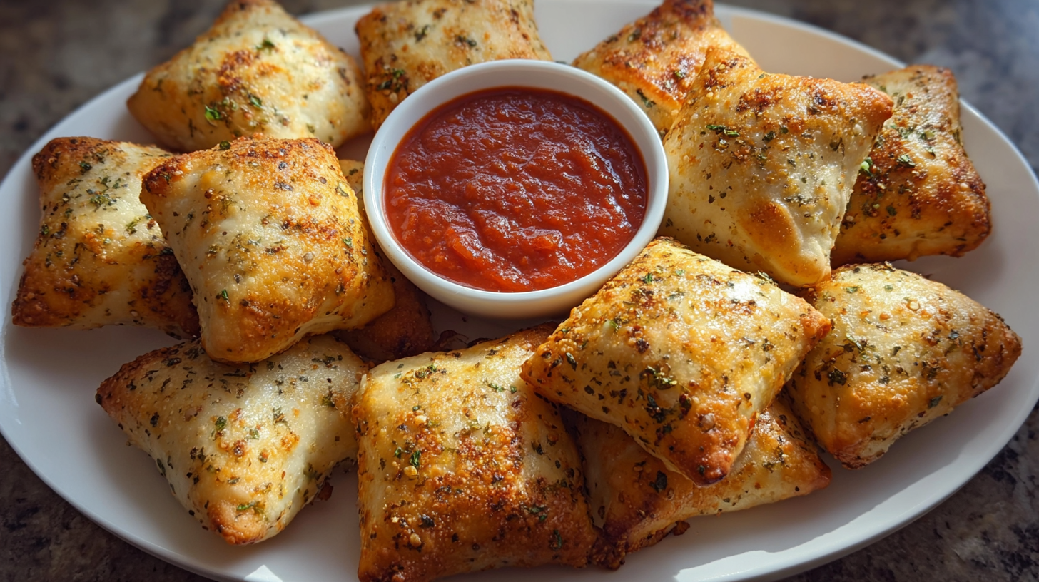 Crispy Air Fryer Pizza Rolls