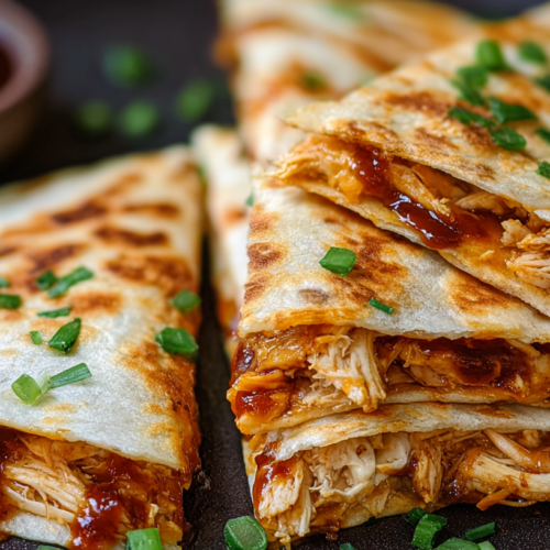 Easy BBQ Chicken Quesadillas