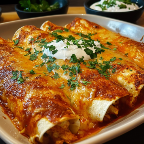 Easy Chicken Enchiladas