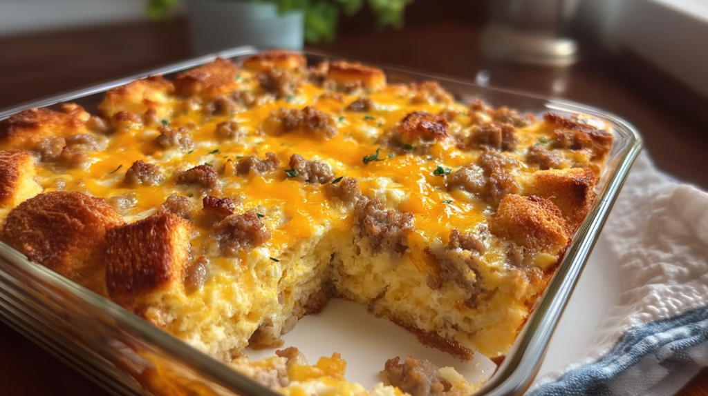 Easy Egg Sausage Casserole