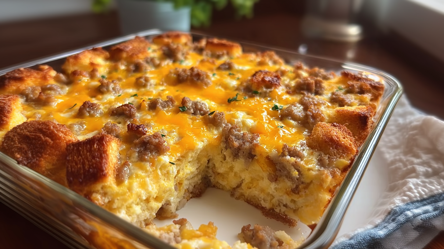 Easy Egg Sausage Casserole