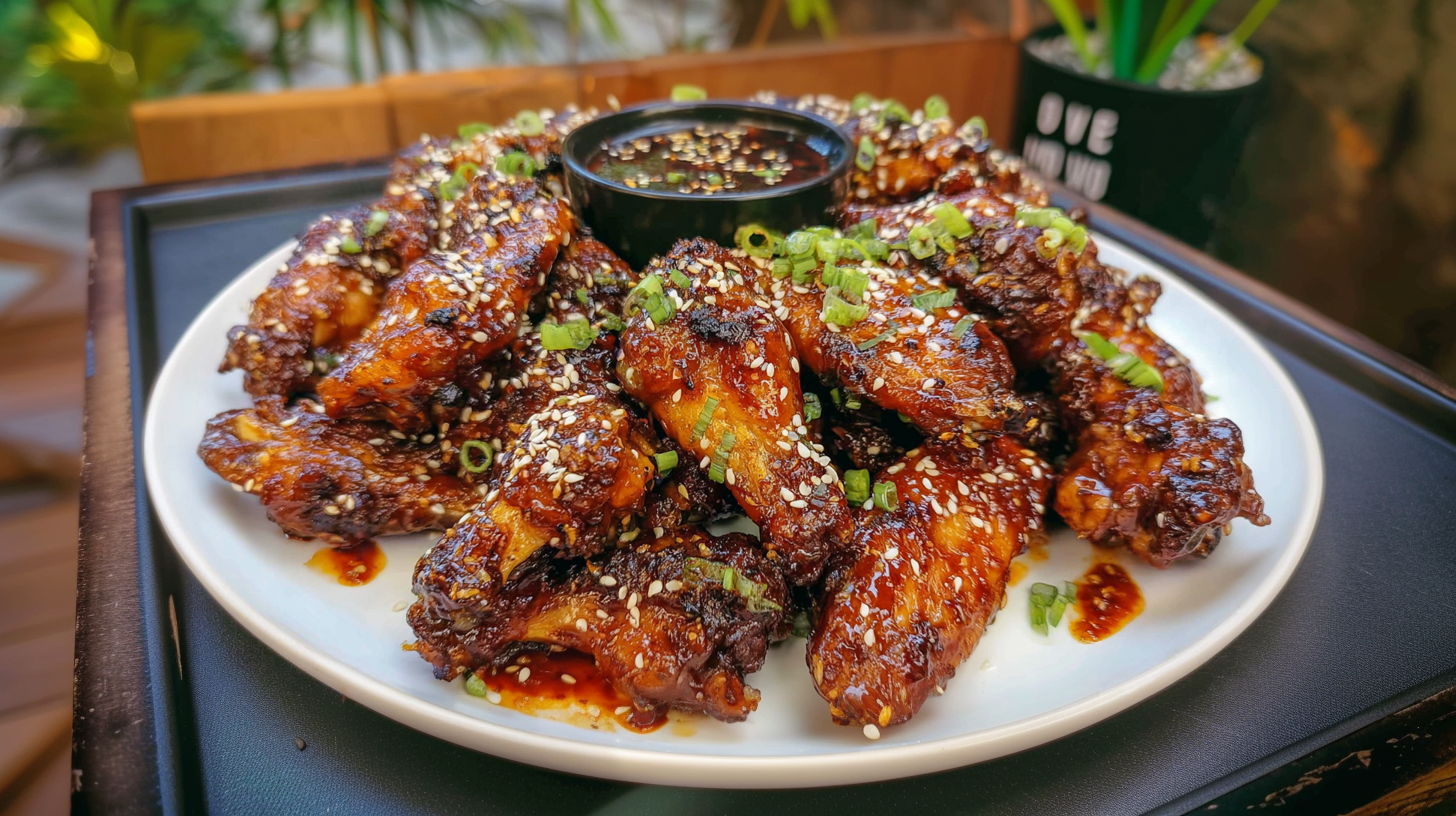 Honey Korean Gochujang Chicken Wings