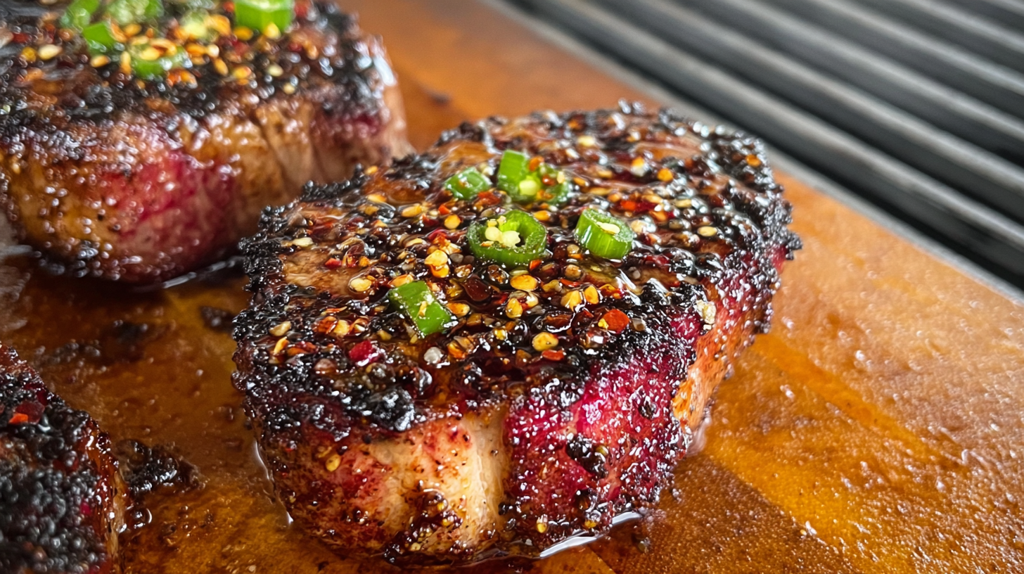 Hot Honey Jalapeño Steaks