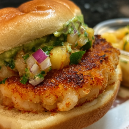 Juicy Shrimp Burgers