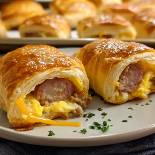 Sausage Egg Breakfast Roll-Ups