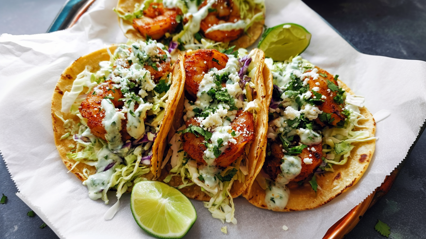 Spicy Shrimp Tacos