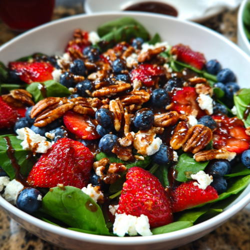 Strawberry Spinach Power Salad
