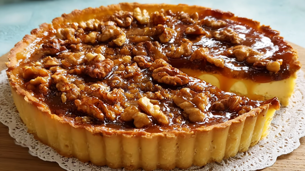 Walnut Caramel Tart