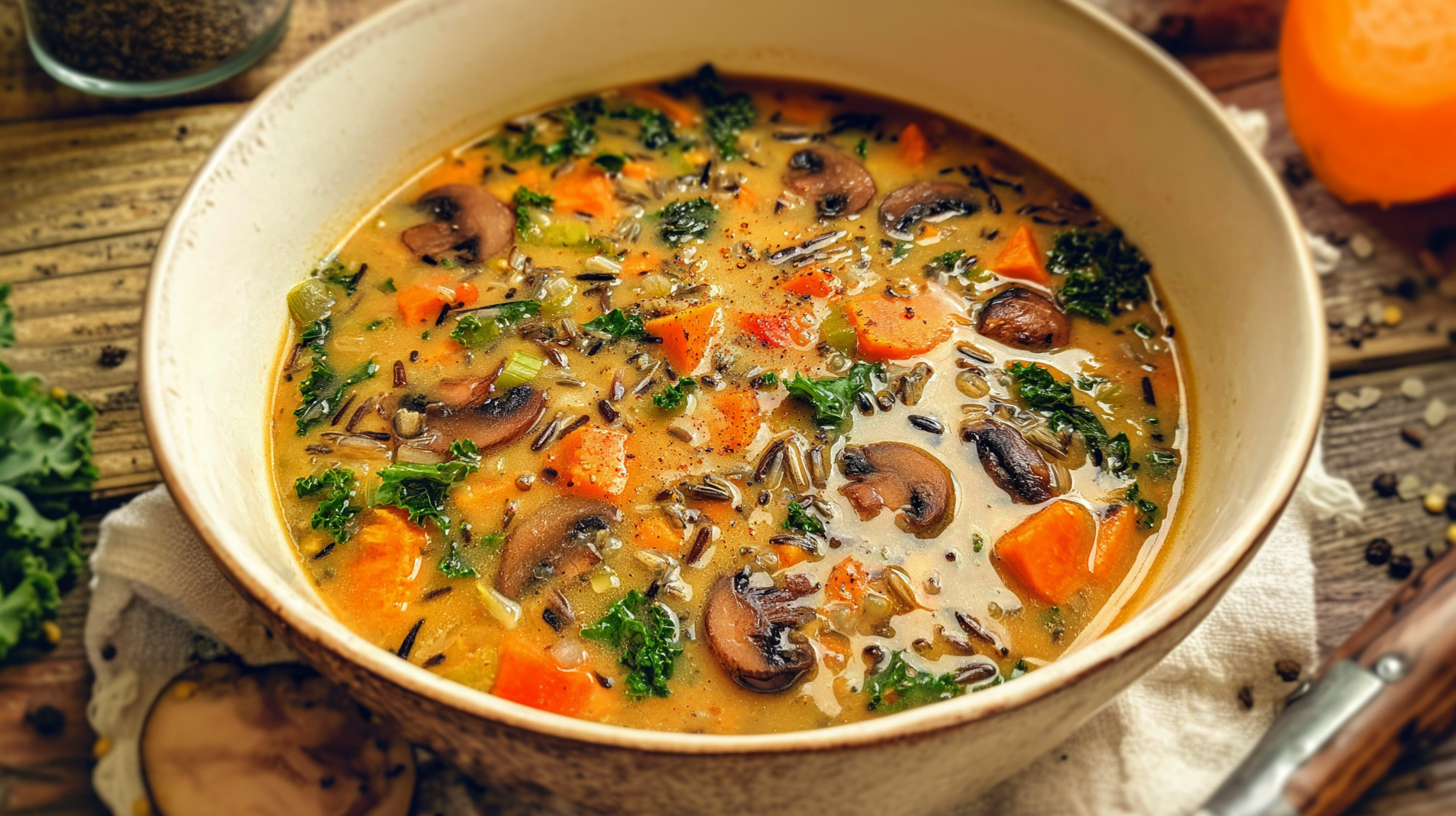 Autumn Wild Rice Soup