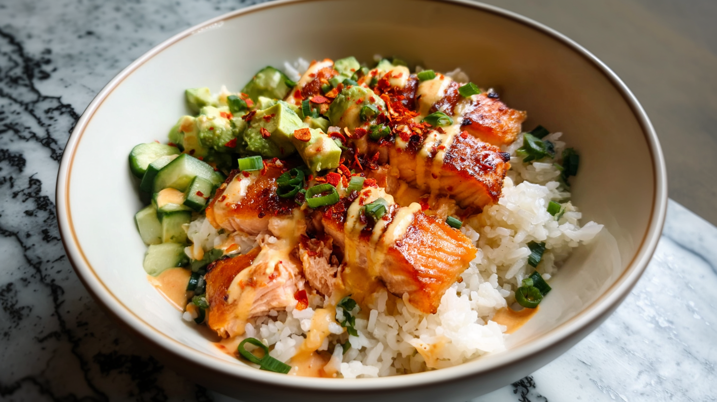 Bang Bang Salmon Bowls