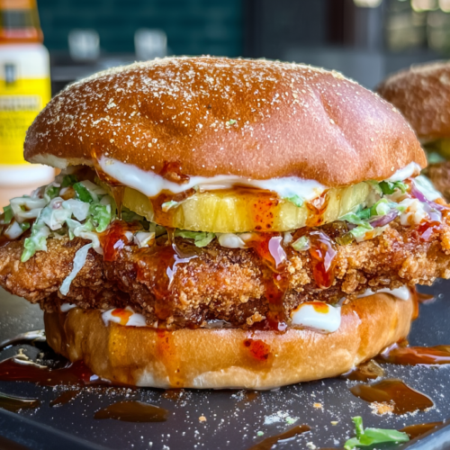 Crispy Hawaiian Chicken Sandwich